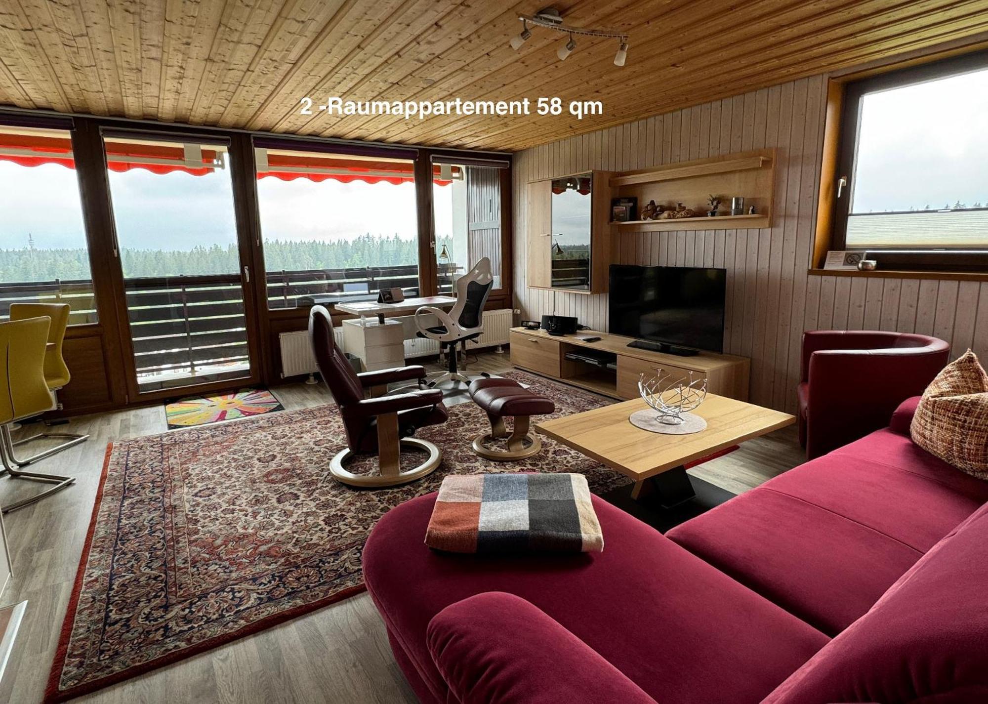 3- 2-1 - Raum - Ferienappartements Dieter Hoffmann Freudenstadt-Kniebis Beim Nationalpark Exterior foto